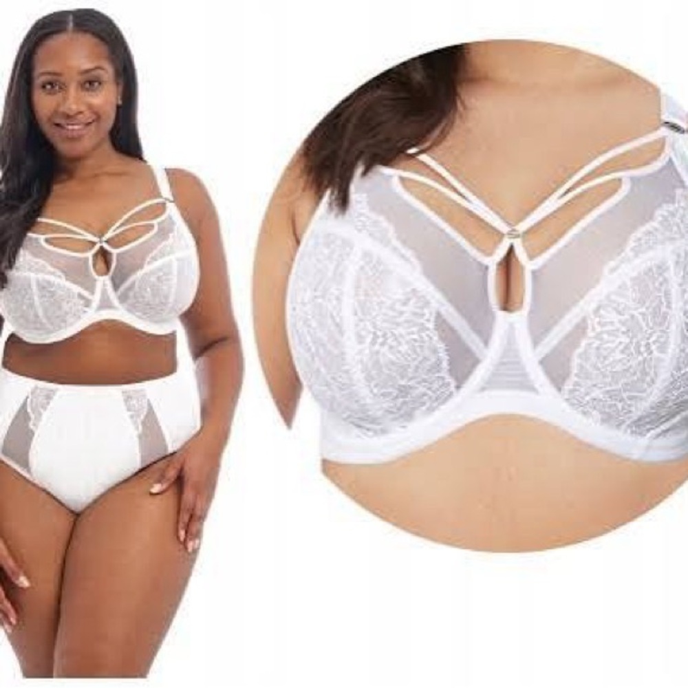 Elomi Brianna UW Plunge Strappy Bra Size 32J UK